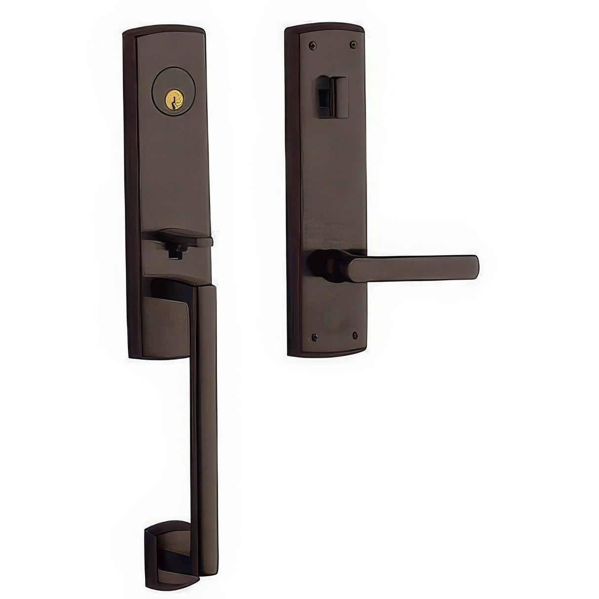 Baldwin 85387.RENT Right Hand Keyed Entry Handleset