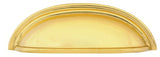Emtek Traditional 3" Solid Brass Cabinet Cup Pull