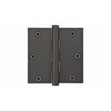 Emtek 91013US 3.5" x 3.5" Square Corner Plain Bearing Mortise Hinge - Pair