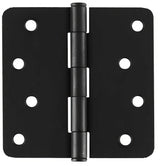 Emtek 91024US 4" x 4" Plain Bearing 1/4" Radius Corners Mortise Hinge - Pair