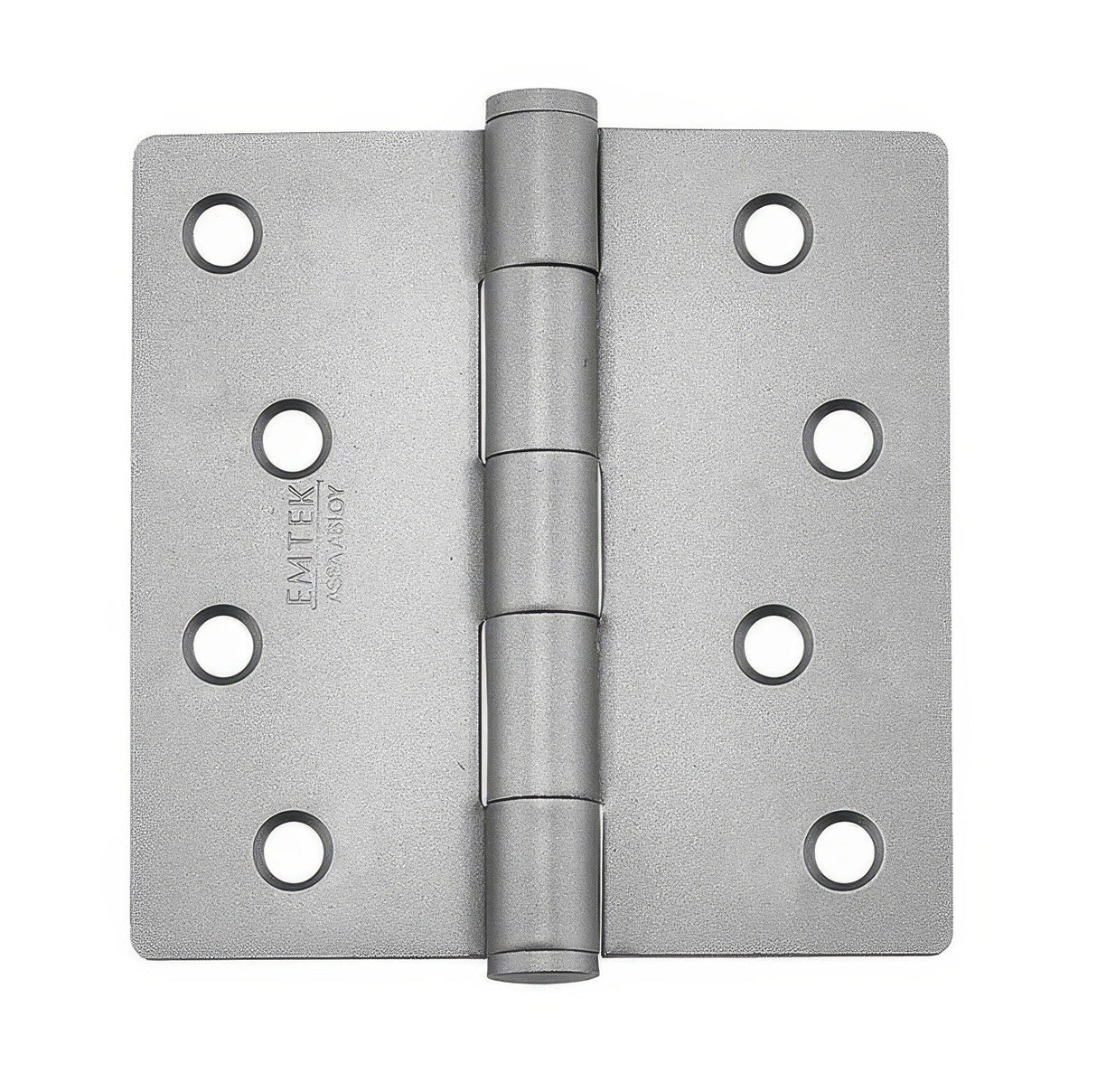 Emtek 91024US 4" x 4" Plain Bearing 1/4" Radius Corners Mortise Hinge - Pair
