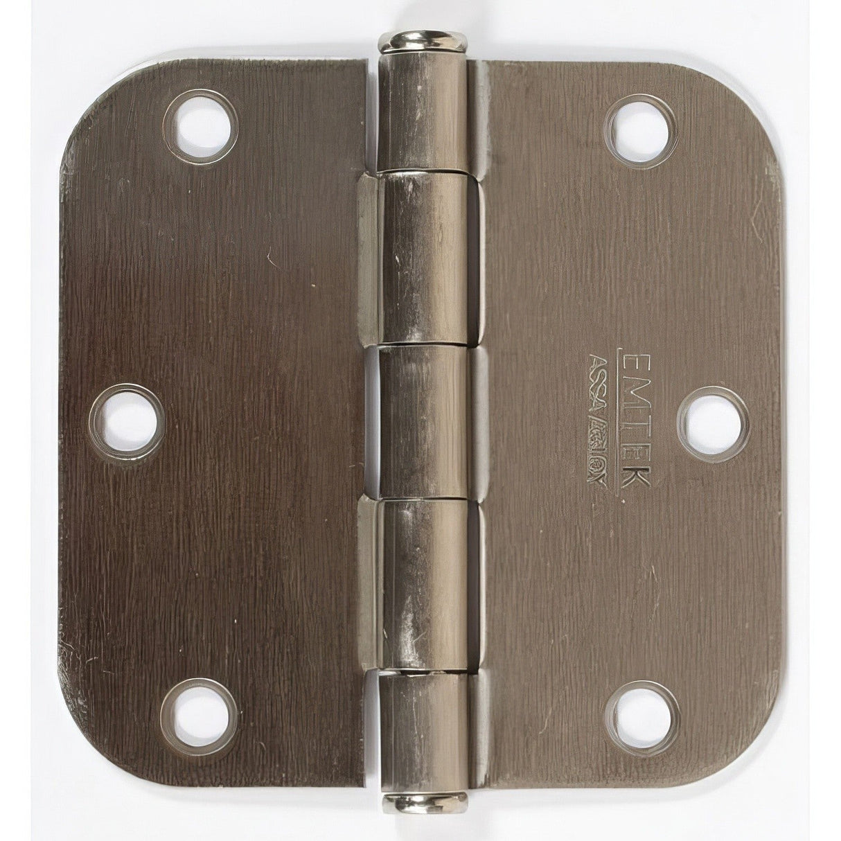 Emtek 91033US 3.5" x 3.5" Plain Bearing 5/8" Radius Corners Mortise Hinge - Pair