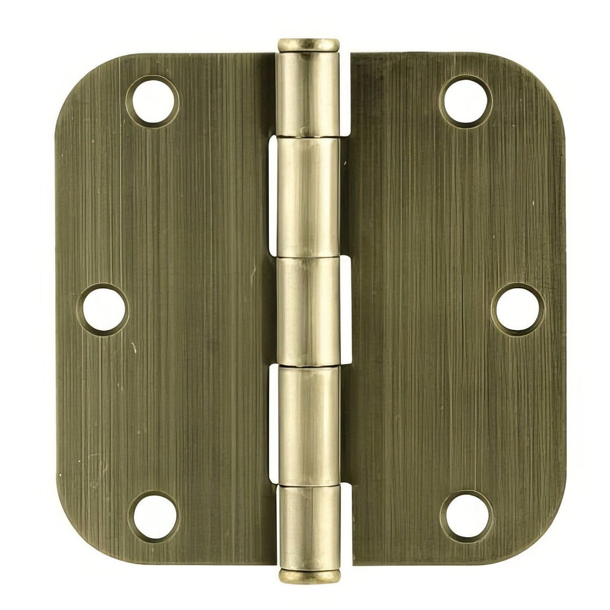Emtek 91033US 3.5" x 3.5" Plain Bearing 5/8" Radius Corners Mortise Hinge - Pair