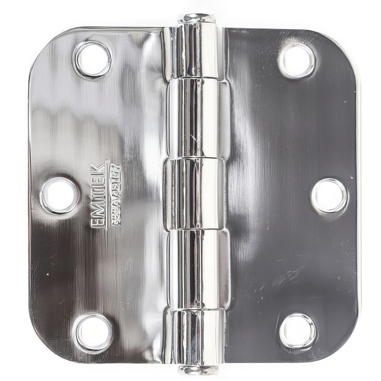 Emtek 91033US 3.5" x 3.5" Plain Bearing 5/8" Radius Corners Mortise Hinge - Pair