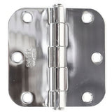 Emtek 91033US 3.5" x 3.5" Plain Bearing 5/8" Radius Corners Mortise Hinge - Pair