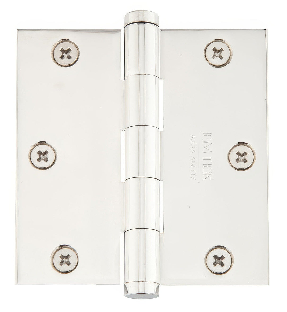 Emtek 92013US 3.5" x 3.5" Square Corner Plain Bearing Mortise Hinge - Pair