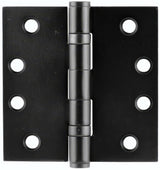 Emtek 4" x 4" Square Corner Ball Bearing Mortise Hinge - Pair