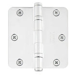 Emtek 3.5" x 3.5" Ball Bearing 5/8" Radius Corners Mortise Hinge - Pair