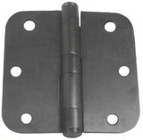 Emtek 3.5" x 3.5" Ball Bearing 5/8" Radius Corners Mortise Hinge - Pair