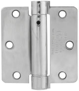 Emtek 3.5" x 3.5" Spring Mortise Hinge with 1/4" Radius Corners - Pair NRP