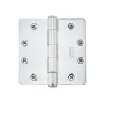 Emtek 96225US 4.5" x 4.5" Solid Brass 1/4" Radius Corner Plain Bearing Mortise Hinge - Pair