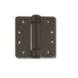 Cal-Royal NEWSH44R 4" x 4" Full Mortise 1/4" Radius Round Corner Spring Hinge