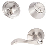 Sure-Loc Hardware SB107/DB201 Snowbird Keyed Entry Lever with and Deadbolt