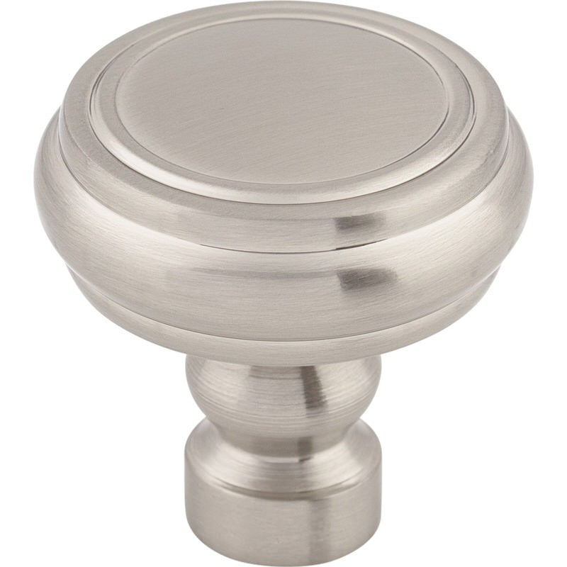 Top Knobs TK880 Brixton Rimmed 1 1/4" Diameter Mushroom Cabinet Knob