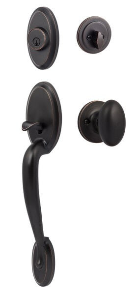 Sure-Loc Hardware AN507-AR Aspen Handleset with Arapaho Handleset Trim