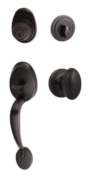 Sure-Loc Hardware AT507-AR Alta Handleset with Arapaho Handleset Trim