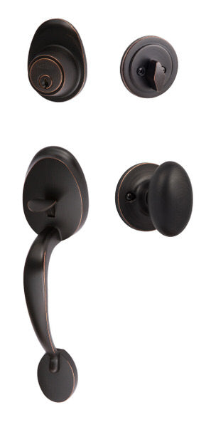 Sure-Loc Hardware AT507-AR Alta Handleset with Arapaho Handleset Trim