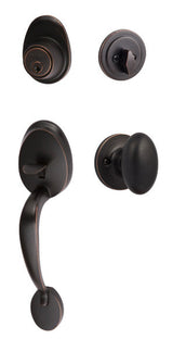 Sure-Loc Hardware AT507-AR Alta Handleset with Arapaho Handleset Trim