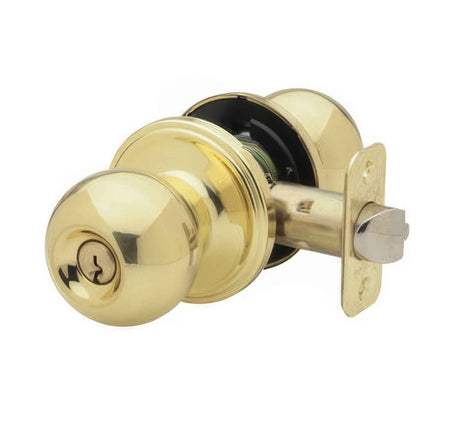 Copper Creek BK2040 Ball Style Keyed Entry Door Knob