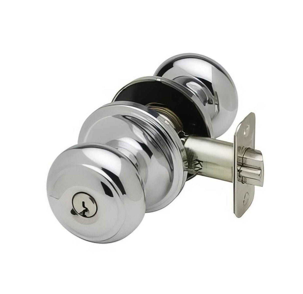 Copper Creek CK2040 Colonial Style Keyed Entry Door Knob