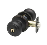 Copper Creek CK2040 Colonial Style Keyed Entry Door Knob