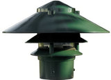 Dabmar Lighting D5000-310 Cast Alum Pagoda 3-Tier 3" Base 10" Top 120V E26 No Lamp