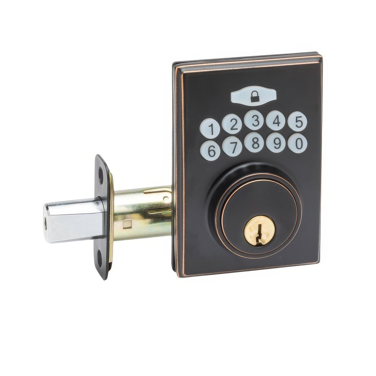 Copper Creek DBF3410 Fashion Keyless Entry Single Cylinder Electronic Deadbolt