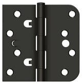 Deltana DE44058T 4" x 4" x 5/8" x SQ Steel Door Hinge