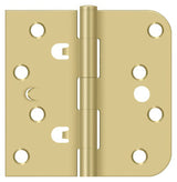 Deltana DE44058TT 4x 4" Square x 5/8" Radius Corner Steel Door Hinge
