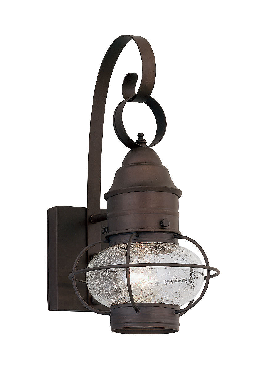 Designers Fountain 1751-RT Nantucket 1 Light Onion 7" Wall Lantern