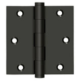 Deltana DSB355 3-1/2" x 3-1/2" Square Corner Door Hinge