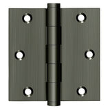 Deltana DSB355 3-1/2" x 3-1/2" Square Corner Door Hinge