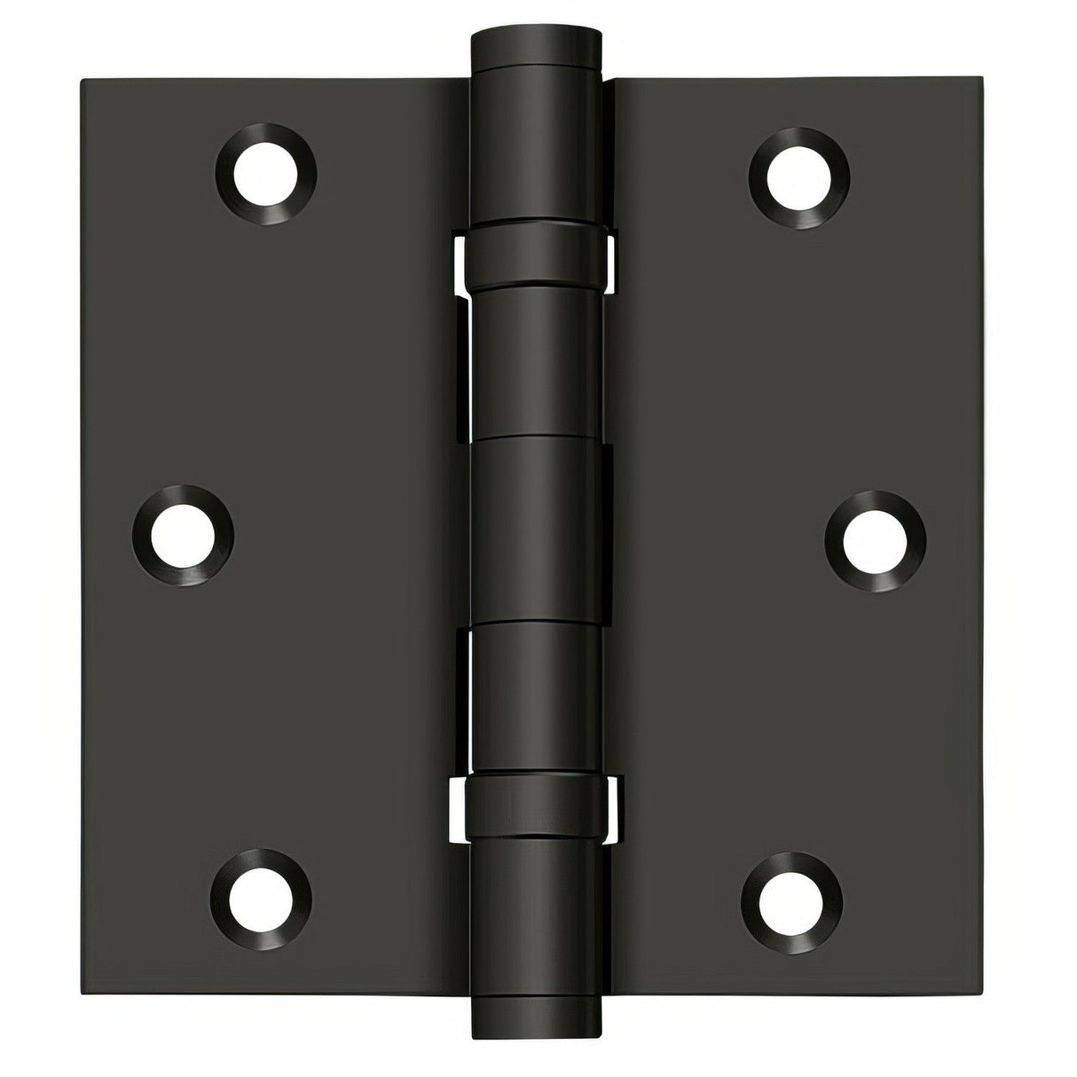 Deltana DSB35B 3-1/2" x 3-1/2" Square Corner Ball Bearing Door Hinge