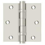 Deltana DSB35B 3-1/2" x 3-1/2" Square Corner Ball Bearing Door Hinge