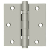 Deltana DSB35B 3-1/2" x 3-1/2" Square Corner Ball Bearing Door Hinge