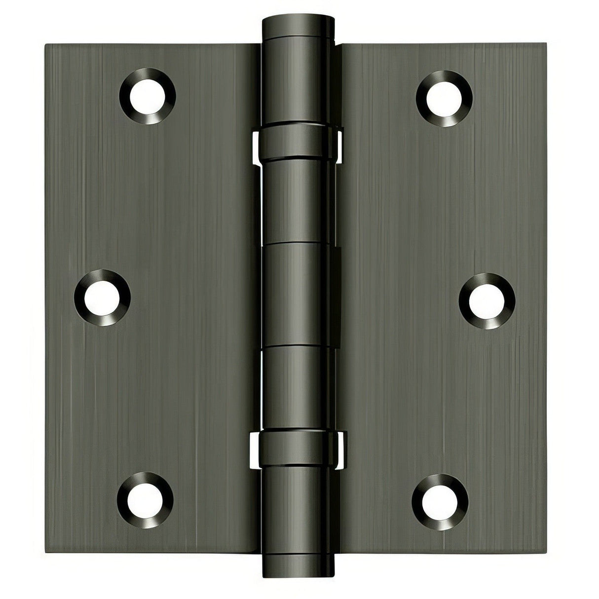 Deltana DSB35B 3-1/2" x 3-1/2" Square Corner Ball Bearing Door Hinge