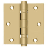 Deltana DSB35B 3-1/2" x 3-1/2" Square Corner Ball Bearing Door Hinge