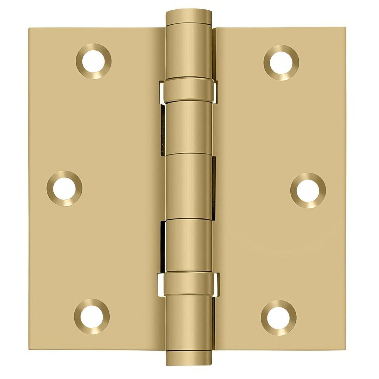 Deltana DSB35B 3-1/2" x 3-1/2" Square Corner Ball Bearing Door Hinge