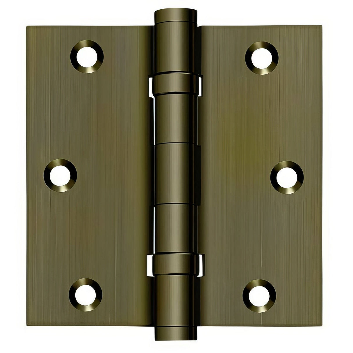 Deltana DSB35B 3-1/2" x 3-1/2" Square Corner Ball Bearing Door Hinge