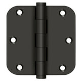 Deltana DSB35R5-R 3-1/2" x 3-1/2" 5/8" Radius Corner Door Hinge