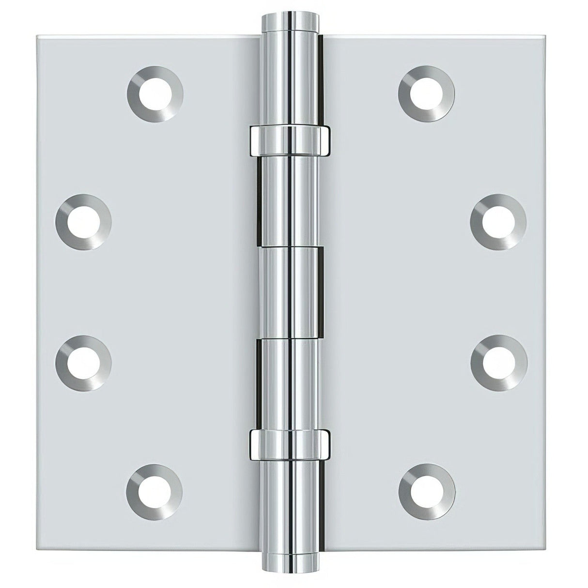 Deltana DSB45B 4-1/2" x 4-1/2" Square Corner Ball Bearing Door Hinge