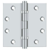Deltana DSB45B 4-1/2" x 4-1/2" Square Corner Ball Bearing Door Hinge