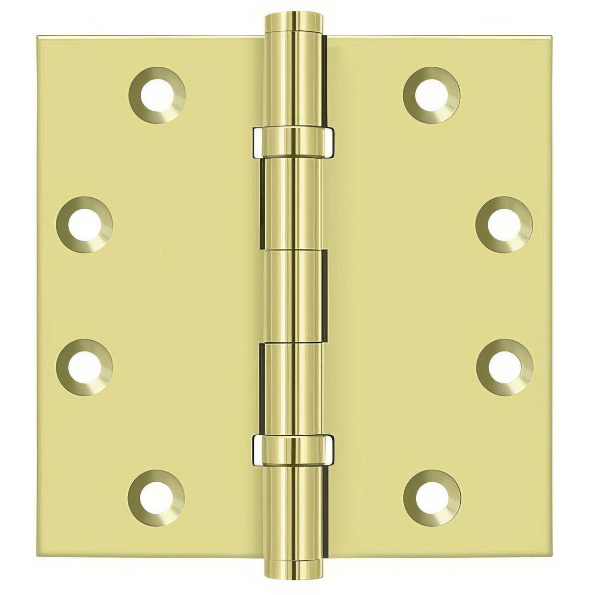 Deltana DSB45B 4-1/2" x 4-1/2" Square Corner Ball Bearing Door Hinge