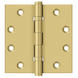 Deltana DSB45B 4-1/2" x 4-1/2" Square Corner Ball Bearing Door Hinge