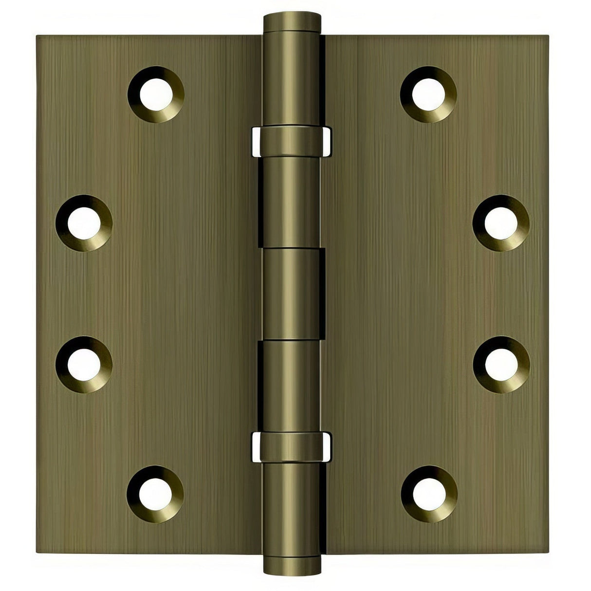 Deltana DSB45B 4-1/2" x 4-1/2" Square Corner Ball Bearing Door Hinge