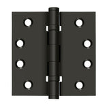 Deltana DSB4B 4" x 4" Square Corner Ball Bearing Door Hinge