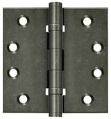 Deltana DSB4NB 4" x 4" NRP Square Corner Ball Bearing Door Hinge