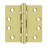 Deltana DSB4NB 4" x 4" NRP Square Corner Ball Bearing Door Hinge