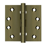Deltana DSB4NB 4" x 4" NRP Square Corner Ball Bearing Door Hinge