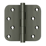 Deltana DSB4R5-RZ 4" x 4" 5/8" Radius Corner Door Hinge